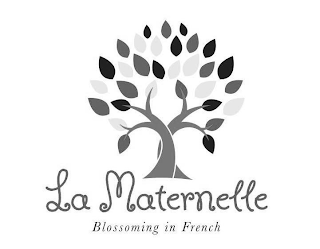 LA MATERNELLE BLOSSOMING IN FRENCH logo