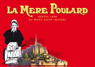 LA MERE POULARD DEPUIS 1888 AU MONT SAINT-MICHEL logo
