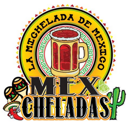 LA MICHELADA DE MEXICO MEX CHELADAS logo