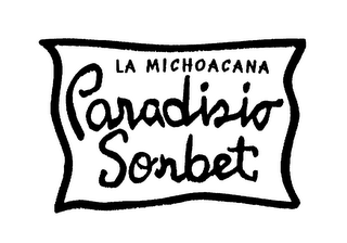 LA MICHOACANA PARADISIO SORBET logo