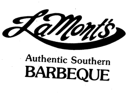 LA MONT'S AUTHENTIC SOUTHERN BARBEQUE logo