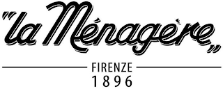 "LA MÉNAGÈRE" FIRENZE 1896 logo