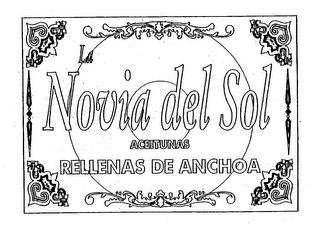LA NOVIA DEL SOL ACEITUNAS RELLENAS DE ANCHOA logo
