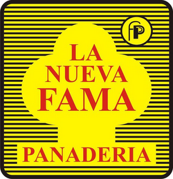 LA NUEVA FAMA PANADERIA FP logo