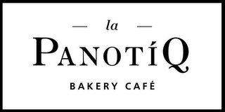 LA PANOTIQ BAKERY CAFE logo