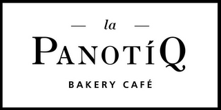 LA PANOTIQ BAKERY CAFE logo