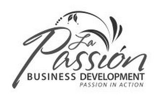 LA PASSION BUSINESS DEVELOPMENT PASSION IN ACTION logo