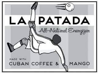 LA PATADA ALL-NATURAL ENERGIZER MADE WITH CUBAN COFFEE & MANGO logo
