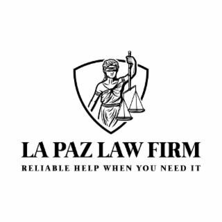 LA PAZ LAW FIRM RELIABLE HELP WHEN YOU NEED IT logo