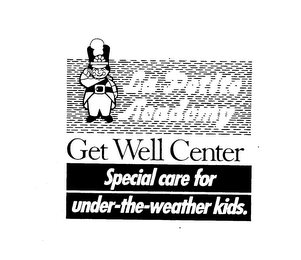 LA PETITE ACADEMY GET WELL CENTER SPECIAL CARE FOR UNDER-THE-WEATHER KIDS. logo