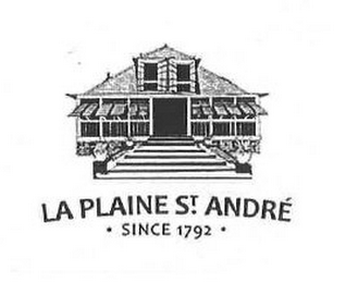 LA PLAINES ST. ANDRÉ · SINCE 1792 · logo