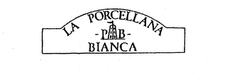 LA PORCELLANA BIANCA P B logo