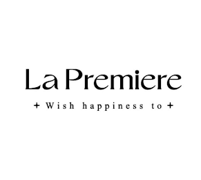 LA PREMIERE + WISH HAPPINESS TO + logo
