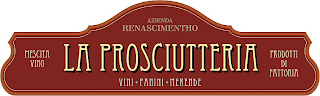 LA PROSCIUTTERIA AZIENDA RENASCIMENTHO MESCITA VINO VINI PANINI MERENDE PRODOTTI DI FATTORIA logo