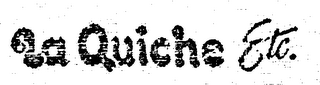 LA QUICHE ETC. logo