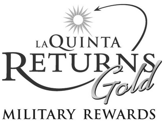 LA QUINTA RETURNS GOLD MILITARY REWARDS logo