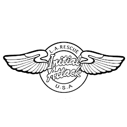 L.A. RESCUE U.S.A. INITIAL ATTACK logo