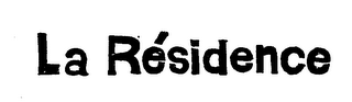 LA RESIDENCE logo