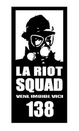 LA RIOT SQUAD VENI. IMBIBI. VICI 138 logo