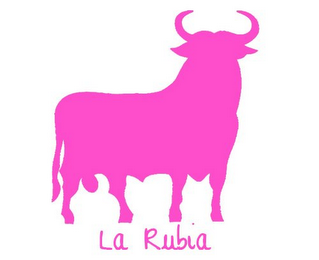 LA RUBIA logo
