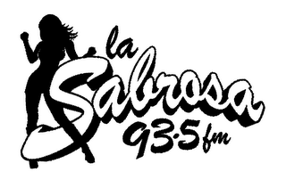 LA SABROSA 93.5 FM logo