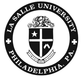 LA SALLE UNIVERSITY PHILADELPHIA, PA. VIRTUS 1863 SCIENTIA logo