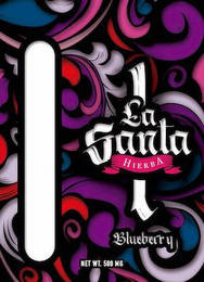 LA SANTA HIERBA BLUEBERRY NET WT. 500 MG logo