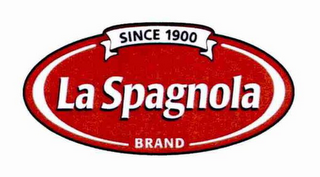 LA SPAGNOLA BRAND SINCE 1900 logo
