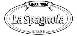 LA SPAGNOLA SINCE 1900 BRAND logo