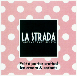 LA STRADA CONTEMPORARY GELATO PRÊT-À-PORTER CRAFTED ICE CREAM & SORBETS logo
