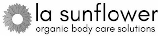 LA SUNFLOWER ORGANIC BODY CARE SOLUTIONS logo