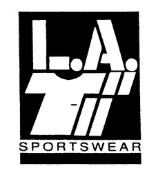 L.A. T SPORTSWEAR logo