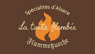 LA TARTE FLAMBÉE SPÉCIALITÉS D'ALSACE FLAMMEKUECHE logo