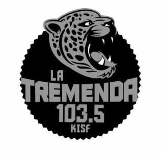 LA TREMENDA 103.5 KISF logo