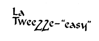 LA TWEEZZE - "EASY" logo