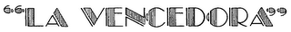 "LA VENCEDORA" logo