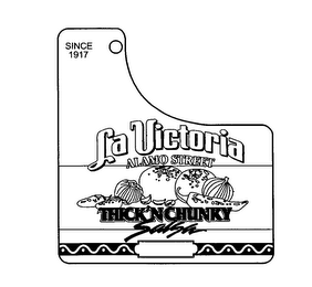 LA VICTORIA ALAMO STREET THICK'N CHUNKY SALSA SINCE 1917 logo