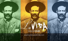 LA VIDA SUPPER CLUB WWW.LAVIDASUPPERCLUB. COM logo