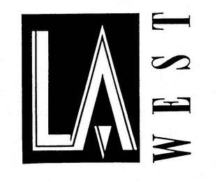 LA WEST logo