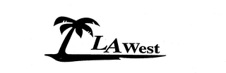 LA WEST logo