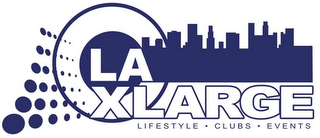 LA XLARGE LIFESTYLE CLUBS EVENTS logo