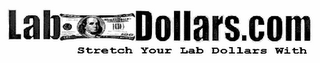 LAB DOLLARS.COM STRETCH YOUR LAB DOLLARS WITH logo