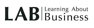 LAB LEARNING ABOUT BUSINESS logo