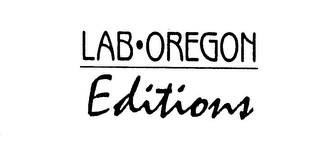 LAB OREGON EDITIONS logo