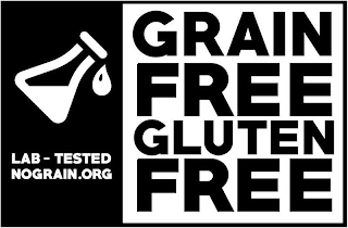 LAB-TESTED NOGRAIN.ORG GRAIN FREE GLUTEN FREE