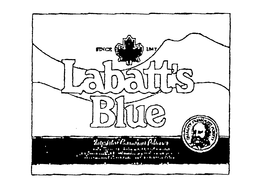 LABATT'S BLUE SINCE 1847 QUALITY FRESHNESS PURITY