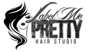 LABEL ME PRETTY HAIR STUDIO logo
