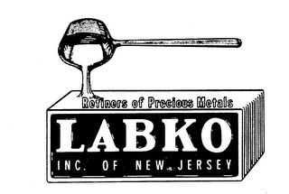LABKO INC. OF NEW JERSEY REFINERS OF PRECIOUS METAL logo