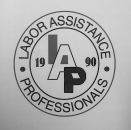 LABOR ASSISTANCE PROFESSIONALS 1990 LAP logo