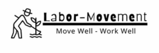 LABOR-MOVEMENT MOVE WELL - WORK WELL logo